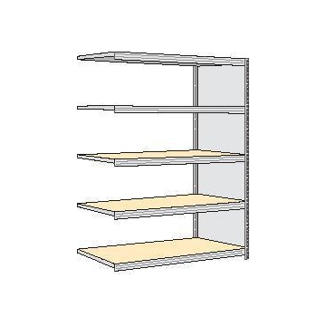 Lagerregal, Anbaufeld, HxBxT 2000x1695x600mm, Fachl. 250kg, 5xHolzboden
