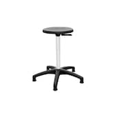 Hocker, Sitz H 400-590mm, Sitz schwarz, Gestell schwarz, Lift verchromt