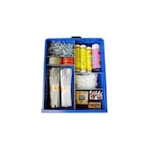 Trennbleche, 6 Fächer, 1 Längsteiler/4 Trennbleche, HxB 100x500mm