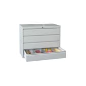 Schubladenschrank, HxBxT 800x1023x600mm, 4 Schublade(n), Zyl.schl.