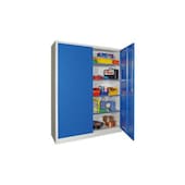 Großraum-Flügeltürenschrank,HxBxT 1950x1500x600mm,RAL7035,Front RAL5010