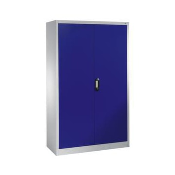Universalschrank, HxBxT 1950x1200x500mm, Korpus RAL7035, Front RAL5010