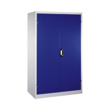 Universalschrank, HxBxT 1950x1200x600mm, Korpus RAL7035, Front RAL5010