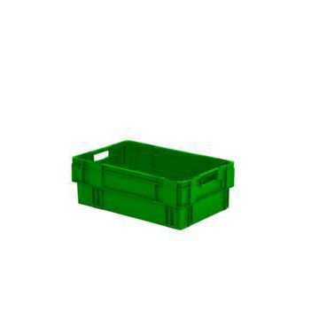 Euronorm-Drehstapelbehälter, HxLxB 210x600x400mm, 38l, PP, grün