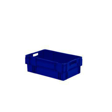 Euronorm-Drehstapelbehälter, HxLxB 210x600x400mm, 38l, PP, blau