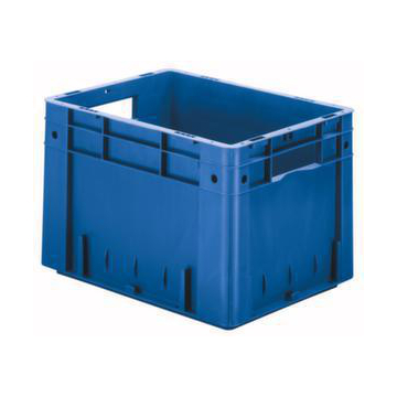 Euronorm-Stapelbehälter, HxLxB 270x400x300mm, 23, 3l, PP, blau