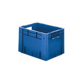 Euronorm-Stapelbehälter, HxLxB 270x400x300mm, 23, 3l, PP, blau