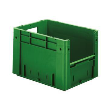 Euronorm-Stapelbehälter, HxLxB 270x400x300mm, 23, 3l, PP, grün