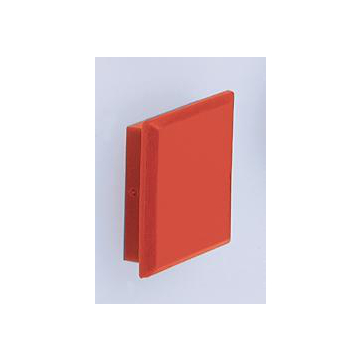 Magnet, f. Lochplatte, eckig, 10-teilig, rot