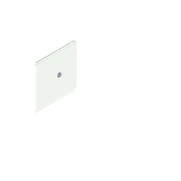 Doppel-Flügeltür, f. Steckregal, HxB 1000x1000mm, Drehknopfgriff, Stahl