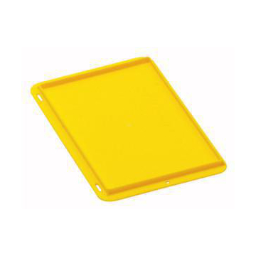 Auflagedeckel,PP,f. Euronormbehälter,f. Behälter LxB 300x200mm,Farbe gelb