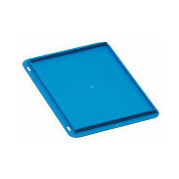Auflagedeckel,PP,f. Euronormbehälter,f. Behälter LxB 600x400mm,Farbe blau