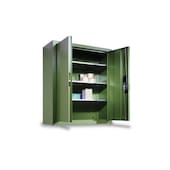 Wandschrank,HxBxT 830x700x300mm,Doppel-Flügeltür,3xStahlboden,Zyl.-Schl.