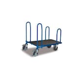 Seitenbügelwagen,Tragl. 400kg,Ladefl. LxB 880x445mm,Siebdruckplatteplatte