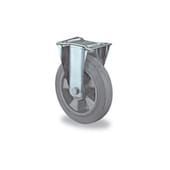 Bockrolle, Tragl. 150kg, Elastik-Bereifung, ØxB 100x40mm, Rollenlager