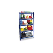 Lagerregal, Grundfeld, HxBxT 1800x900x410mm, Fachl. 265kg, 4xHolzboden