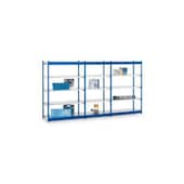 Lagerregal, Grund+2xAnbau, HxBxT 2000x3710x470mm, Fachl. 200kg