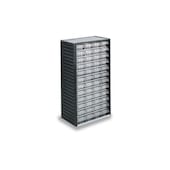 Klarsichtmagazin, HxBxT 550x310x180mm, 48 Schublade(n)