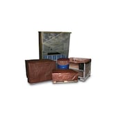 Abdeckhaube, Abdeckhauben-Dach, HxLxB 300x1250x850mm, braun