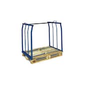 Paletten-Stapelbügel, m. Klemmvorrichtung, Stahl, Auflast 500kg