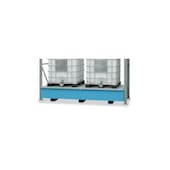 Regal-Bodenwanne,Auffangvol. 1000l,HxBxT 542x2180x1300mm,Stahl verzinkt