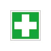Erste-Hilfe-Schild, Erste-Hilfe, Aufkleber, Folie, langnachleuchtend