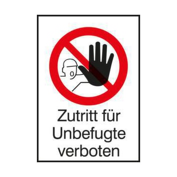 Verbotsschild,