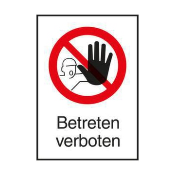 Verbotsschild,