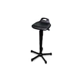 Stehhilfe, Sitz PU-Schaum schwarz, Sitz H 610-880mm, Gestell schwarz