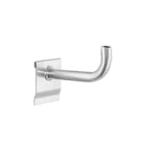 Rohrhalter, f. Schlitzplatte, L 160mm, alufarben