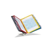 Sichttafelsystem, DIN A4, Hoch-/Querformat, 10 Tafeln, 5 Farben