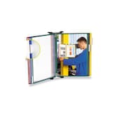 Wand-Sichttafelsystem, DIN A4, hoch, 10 Tafeln, 5 Farben