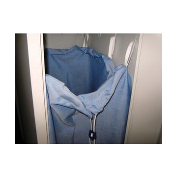 Wäschesack, Kordelverschluss, Aufhängeschlaufe, Polyester, blau