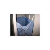 Wäschesack, Kordelverschluss, Aufhängeschlaufe, Polyester, blau