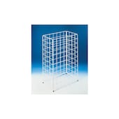 Papierkorb, 20l, HxBxT 360x300x180mm, Korpus Stahl weiß