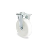 Bockrolle, Tragl. 600kg, Kunststoff, ØxB 125x45mm, Rollenlager