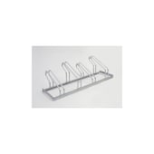 Bügelparker, L 1400mm, 4 Einstellplätze, Nutzung einseitig, feuerverzinkt