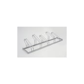 Bügelparker, L 1750mm, 5 Einstellplätze, Nutzung einseitig, feuerverzinkt