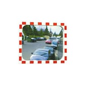 Verkehrsspiegel,HxB 400x600mm,max. Sichtweite 6m,Spiegel Sicherheitsglas