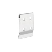 Adapter, f. Schlitzplatte, alufarben