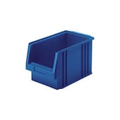Sichtlagerkasten, HxBxT 150x213x330/301mm, PP, blau