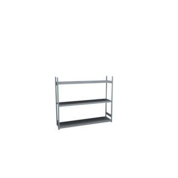 Weitspannregal,Grundfeld,HxBxT 2000x2320x535mm,Fachl. 350kg,3xStahlboden