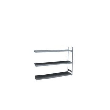 Weitspannregal,Anbaufeld,HxBxT 2000x2520x635mm,Fachl. 350kg,3xStahlboden