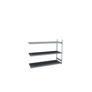Weitspannregal,Anbaufeld,HxBxT 2000x2520x835mm,Fachl. 350kg,3xStahlboden