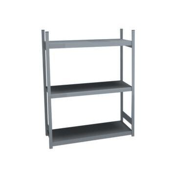 Weitspannregal,Grundfeld,HxBxT 2000x1570x635mm,Fachl. 350kg,3xStahlboden