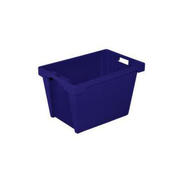 Euronorm-Drehstapelbehälter, HxLxB 350x600x400mm, 60l, PE, blau