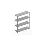 Weitspannregal, Grundfeld, HxBxT 2470x2004x600mm, Fachl. 500kg