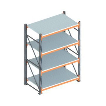 Weitspannregal, Grundfeld, HxBxT 2700x1995x1100mm, Fachl. 1800kg