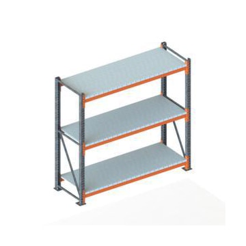 Weitspannregal, Grundfeld, HxBxT 2200x2395x800mm, Fachl. 1900kg