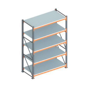 Weitspannregal, Grundfeld, HxBxT 3300x2395x1100mm, Fachl. 1900kg